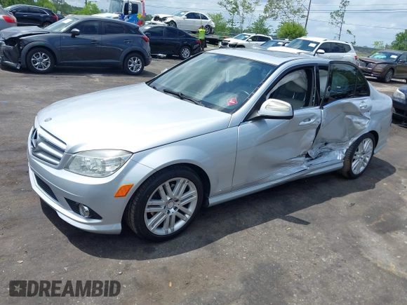 2009 Mercedes-Benz C 300 Sport with VIN WDDGF54X19R084393, listed as a IAAI auction lot 42145244 with 130,740 mi miles and . Bid and sale history available at DreamBid. Image 2.