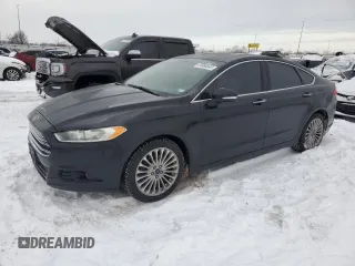 2014 Ford Fusion Titanium with VIN 3FA6P0K97ER382302, listed as a Copart auction lot 41668645 with 155,547 mi miles and Salvage Title. Bid and sale history available at carsss.com. Image 1.