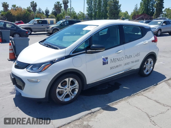 2020 Chevrolet Bolt EV LT with VIN 1G1FY6S01L4117935, listed as a IAAI auction lot 42381674 with 155,989 mi miles and . Bid and sale history available at DreamBid. Image 2.