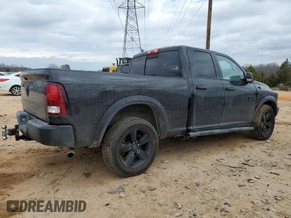 2019 Ram 1500 Classic Warlock with VIN 1C6RR6GG5KS692855, listed as a Copart auction lot 42492595 with 42,058 mi miles and Salvage Title. Bid and sale history available at carsss.com. Image 3.