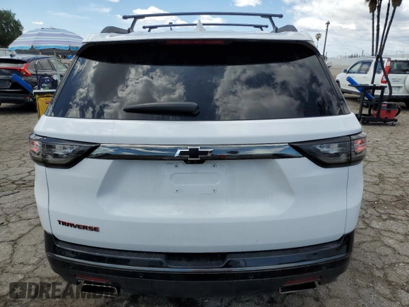 2020 Chevrolet Traverse Premier with VIN 1GNERKKW3LJ170965, listed as a Copart auction lot 51482875 with 68,429 mi miles and Salvage title. Bid and sale history available at DreamBid. Image 6.