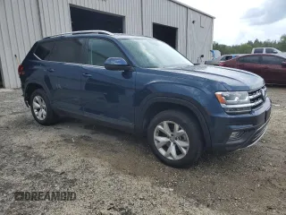 2019 Volkswagen Atlas SE with VIN 1V2DR2CA2KC582271, listed as a Copart auction lot 61592975 with 79,140 mi miles and Salvage title. Bid and sale history available at DreamBid. Image 4.