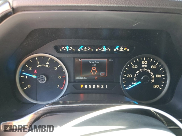 2015 Ford F-150 XL with VIN 1FTEW1CFXFFC94975, listed as a Copart auction lot 64559625 with 88,890 mi miles and Salvage title. Bid and sale history available at DreamBid. Image 9.