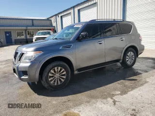 2017 Nissan Armada SL with VIN JN8AY2ND4H9004827, listed as a Copart auction lot 50012605 with 208,478 mi miles and Clean Title. Bid and sale history available at carsss.com. Image 1.