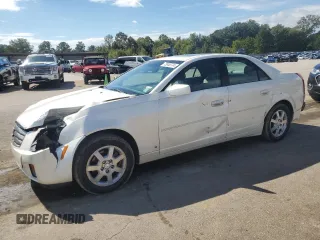 2006 Cadillac CTS with VIN 1G6DP577460126144, listed as a Copart auction lot 73348774 with 104,916 mi miles and Salvage Title. Bid and sale history available at carsss.com. Image 1.