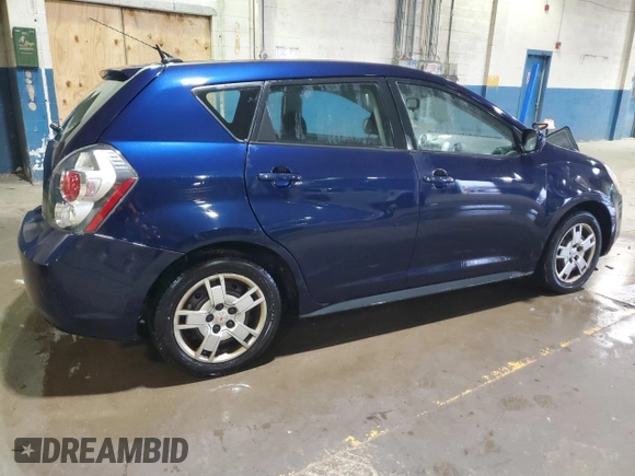 2009 Pontiac Vibe w/1SB with VIN 5Y2SP67039Z432894, listed as a Copart auction lot 37160004 with 0 mi miles and Clean Title. Bid and sale history available at carsss.com. Image 3.