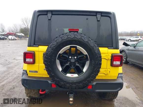 2020 Jeep Wrangler Unlimited Rubicon z VIN 1C4HJXFN7LW172944, wystawiony jako IAAI lot #41474893 z przebiegiem 76 726 mil mil oraz . Historia ofert i sprzedaży dostępna na DreamBid. Obrazek 16.