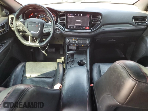 2021 Dodge Durango R/T with VIN 1C4SDHCT5MC626875, listed as a Copart auction lot 75697474 with 46,264 mi miles and Salvage Title. Bid and sale history available at DreamBid. Image 8.