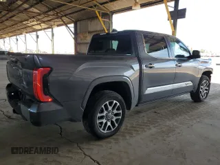2024 Toyota Tundra 1794 Edition with VIN 5TFMA5DB7RX134340, listed as a Copart auction lot 52682195 with 29,271 mi miles and Salvage title. Bid and sale history available at DreamBid. Image 3.