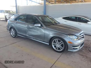 2012 Mercedes-Benz C-Class C 250 Sport with VIN WDDGF4HB5CR240130, listed as a Copart auction lot 53922185 with 121,251 mi miles and Salvage Title. Bid and sale history available at carsss.com. Image 4.