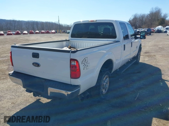 2014 Ford Super Duty F-250 SRW XL with VIN 1FT7W2BT6EEA87011, listed as a IAAI auction lot 41695220 with 130,299 mi miles. Bid and sale history available at carsss.com. Image 4.