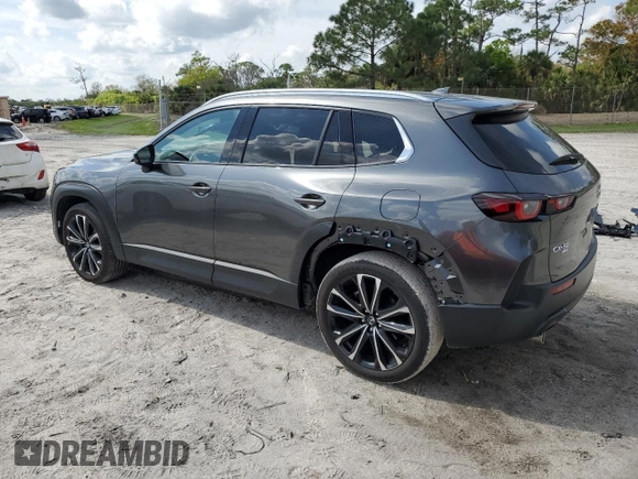2023 Mazda CX-50 S Premium Plus with VIN 7MMVABEM2PN128862, listed as a Copart auction lot 45869665 with 23,177 mi miles and Salvage Title. Bid and sale history available at DreamBid. Image 2.