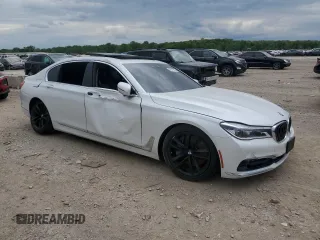 2016 BMW 7 Series 750i xDrive with VIN WBA7F2C56GG418433, listed as a Copart auction lot 56247895 with Not Provided miles and Clean Title. Bid and sale history available at DreamBid. Image 4.