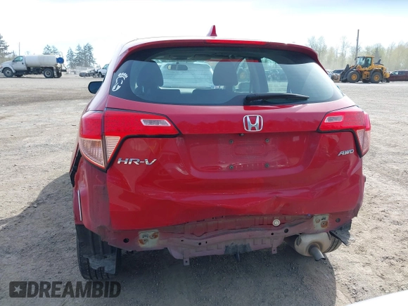 2017 Honda HR-V LX with VIN 3CZRU6H34HG700604, listed as a IAAI auction lot 42019802 with 95,530 mi miles. Bid and sale history available at carsss.com. Image 6.