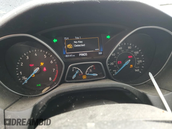 2018 Ford Focus SE with VIN 1FADP3FE8JL300246, listed as a Copart auction lot 59585035 with 83,141 mi miles and Salvage title. Bid and sale history available at DreamBid. Image 9.