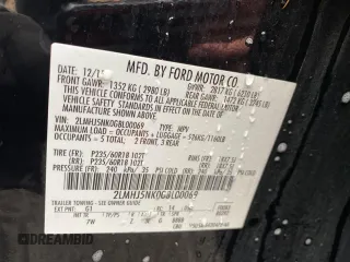 2016 Lincoln MKT with VIN 2LMHJ5NK0GBL00069, listed as a Copart auction lot 55393865 with 115,725 mi miles and Clean Title. Bid and sale history available at DreamBid. Image 10.