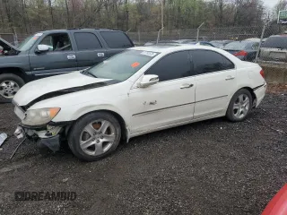 2006 Acura RL with VIN JH4KB16586C006484, listed as a Copart auction lot 51762525 with Not Provided miles and Salvage Title. Bid and sale history available at DreamBid. Image 1.