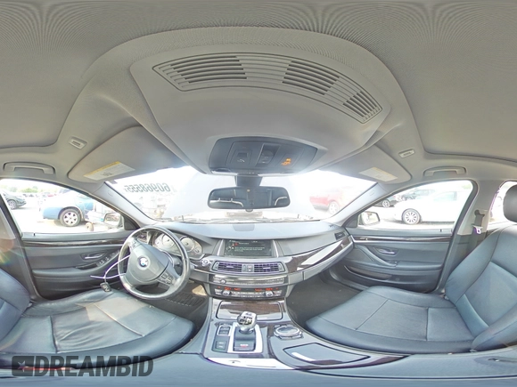 2014 BMW 5 Series 528i xDrive with VIN WBA5A7C55ED612212, listed as a Copart auction lot 60968555 with 196,653 mi miles and Salvage title. Bid and sale history available at DreamBid. Image 14.