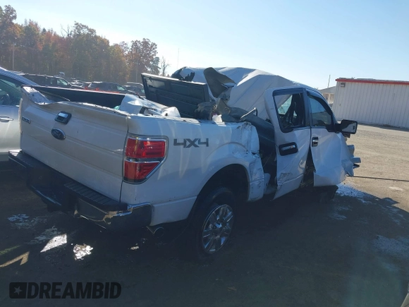 2012 Ford F-150 XL with VIN 1FTFW1ET0CFC17860, listed as a IAAI auction lot 40656242 with 37,632 mi miles. Bid and sale history available at carsss.com. Image 4.