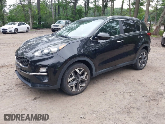 2020 Kia Sportage EX with VIN KNDPN3AC3L7658403, listed as a IAAI auction lot 42485473 with 38,601 mi miles and . Bid and sale history available at DreamBid. Image 2.