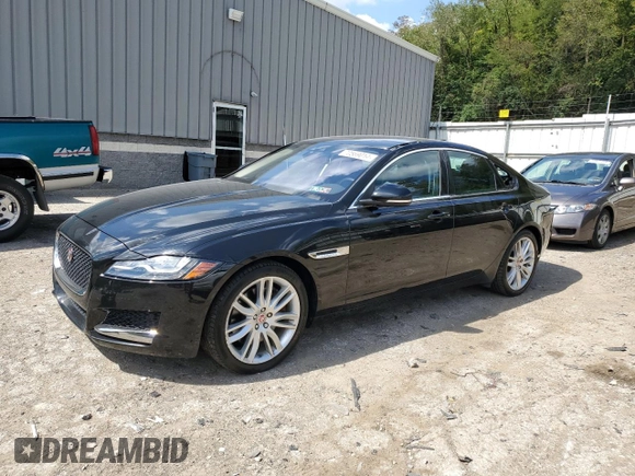 2017 Jaguar XF 35t Prestige with VIN SAJBK4BV5HCY26289, listed as a Copart auction lot 70569014 with 47,194 mi miles and Salvage Title. Bid and sale history available at carsss.com. Image 1.