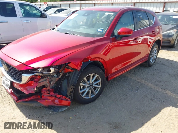 2025 Mazda CX-5 2.5 S Preferred Package with VIN JM3KFBCL4S0586351, listed as a IAAI auction lot 42026408 with 8,466 mi miles. Bid and sale history available at carsss.com. Image 17.