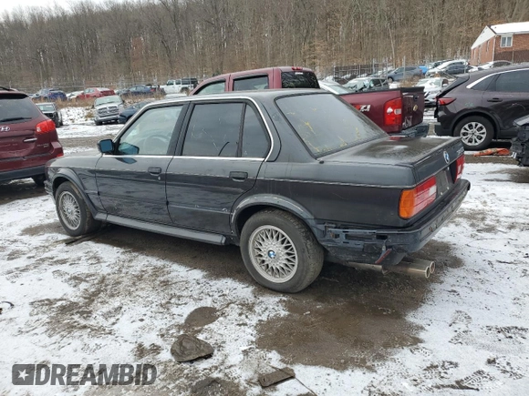 1989 BMW 3 Series z VIN WBAAE0302KED52374, wystawiony jako Copart lot #88331485 z przebiegiem Nie podano mil oraz Szkoda całkowita • Salvage title. Historia ofert i sprzedaży dostępna na DreamBid. Obrazek 2.