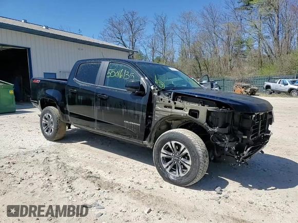 2021 Chevrolet Colorado 4WD Z71 z VIN 1GCGTDEN2M1112641, wystawiony jako Copart lot #55016135 z przebiegiem 79 992 mil mil oraz Szkoda całkowita • Salvage title. Historia ofert i sprzedaży dostępna na DreamBid. Obrazek 14.