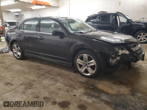 2012 Ford Fusion SPORT with VIN 3FAHP0DC0CR269872, listed as a Copart auction lot 48330765 with 171,330 mi miles and Salvage Title. Bid and sale history available at carsss.com. Image 4.