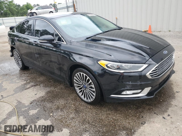 2018 Ford Fusion Titanium with VIN 3FA6P0D90JR225766, listed as a Copart auction lot 59399825 with 147,979 mi miles and Salvage title. Bid and sale history available at DreamBid. Image 4.