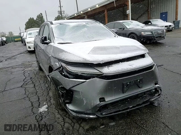 2024 Toyota bZ4X XLE with VIN JTMABACA2RA080949, listed as a Copart auction lot 53842705 with 4,348 mi miles and Salvage title. Bid and sale history available at DreamBid. Image 12.