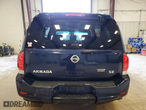 2010 Nissan Armada Titanium z VIN 5N1BA0ND1AN605968, wystawiony jako Copart lot #46100125 z przebiegiem Nie podano mil oraz Czysty tytuł • Clean title. Historia ofert i sprzedaży dostępna na DreamBid. Obrazek 6.