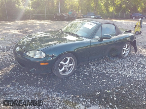2001 Mazda MX-5 Miata with VIN JM1NB353010203783, listed as a IAAI auction lot 42255348 with 139,080 mi miles and . Bid and sale history available at DreamBid. Image 2.
