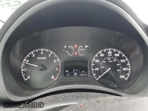 2017 Nissan Sentra S with VIN 3N1AB7AP8HY281410, listed as a Copart auction lot 47598765 with 125,075 mi miles and Salvage Title. Bid and sale history available at DreamBid. Image 9.