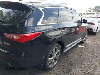 2014 Infiniti QX60 with VIN 5N1AL0MMXEC507093, listed as a IAAI auction lot 42182083 with 117,238 mi miles and . Bid and sale history available at DreamBid. Image 4.