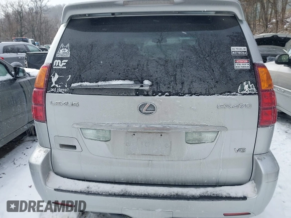 2006 Lexus GX with VIN JTJBT20X660121517, listed as a IAAI auction lot 41629022 with 256,760 mi miles. Bid and sale history available at carsss.com. Image 17.