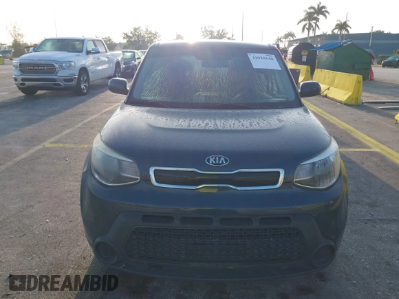 2015 Kia Soul + with VIN KNDJP3A52F7171358, listed as a IAAI auction lot 42020648 with 151,784 mi miles. Bid and sale history available at carsss.com. Image 6.