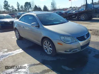 2007 Volkswagen Eos 2.0T with VIN WVWDA71F97V027690, listed as a IAAI auction lot 41625068 with 150,876 mi miles and . Bid and sale history available at DreamBid. Image 1.