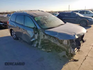 2018 Nissan Pathfinder S with VIN 5N1DR2MN1JC658446, listed as a Copart auction lot 49599165 with 0 mi miles and Salvage Title. Bid and sale history available at carsss.com. Image 4.