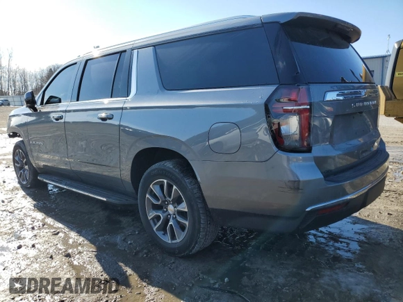 2022 Chevrolet Suburban LT with VIN 1GNSKCKDXNR264437, listed as a Copart auction lot 62835585 with 59,520 mi miles and Non repairable. Bid and sale history available at DreamBid. Image 2.