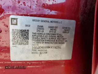 2019 Chevrolet Sonic LT with VIN 1G1JD6SB8K4106291, listed as a Copart auction lot 46584805 with 53,366 mi miles and Salvage title. Bid and sale history available at DreamBid. Image 12.