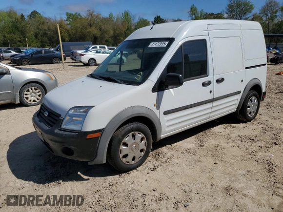 2013 Ford Transit Connect XL with VIN NM0LS7AN6DT144342, listed as a Copart auction lot 47472995 with 182,961 mi miles and Salvage title. Bid and sale history available at DreamBid. Image 1.