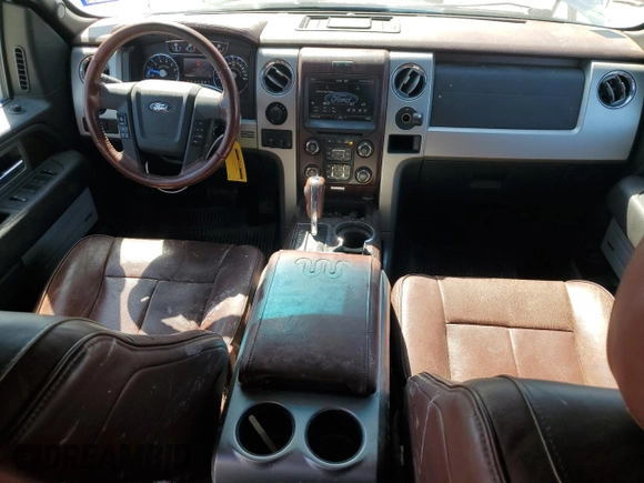 2014 Ford F-150 XL with VIN 1FTFW1EF2EKE62910, listed as a Copart auction lot 48126525 with 205,818 mi miles and Salvage Title. Bid and sale history available at carsss.com. Image 8.