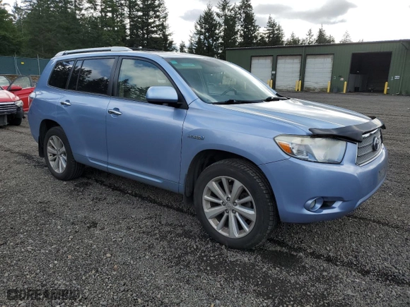 2008 Toyota Highlander Hybrid Limited with VIN JTEEW44A782012284, listed as a Copart auction lot 49684375 with 165,563 mi miles and Clean Title. Bid and sale history available at carsss.com. Image 4.