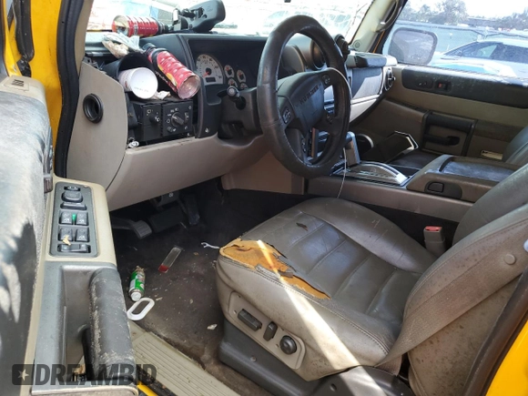 2003 Hummer H2 with VIN 5GRGN23U43H115909, listed as a Copart auction lot 81089154 with 0 mi miles and Clean Title. Bid and sale history available at carsss.com. Image 8.
