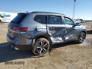2022 Volkswagen Atlas SE with VIN 1V2DP2CA6NC533553, listed as a Copart auction lot 44554525 with 23,004 mi miles and Salvage title. Bid and sale history available at DreamBid. Image 3.