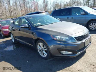 2011 Kia Optima EX with VIN KNAGN4A77B5055020, listed as a IAAI auction lot 41886251 with 134,340 mi miles. Bid and sale history available at carsss.com. Image 1.