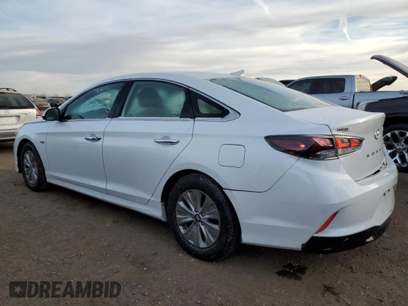 2018 Hyundai Sonata Hybrid SE with VIN KMHE24L3XJA080086, listed as a Copart auction lot 87439294 with 80,343 mi miles and Salvage Title. Bid and sale history available at carsss.com. Image 2.