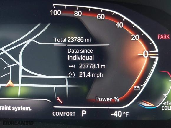 2022 BMW X5 xDrive40i with VIN 5UXCR6C04N9K22401, listed as a IAAI auction lot 41677488 with 23,786 mi miles. Bid and sale history available at carsss.com. Image 16.