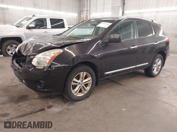 2013 Nissan Rogue S with VIN JN8AS5MV0DW659608, listed as a IAAI auction lot 42002510 with 124,353 mi miles and . Bid and sale history available at DreamBid. Image 2.